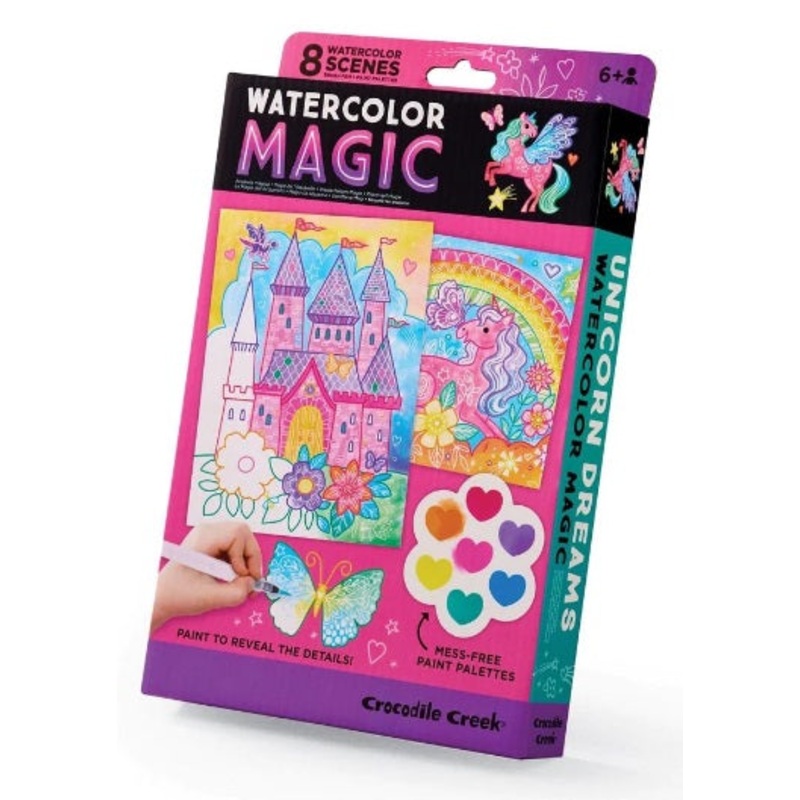 Watercolor Magic Unicorn Dreams