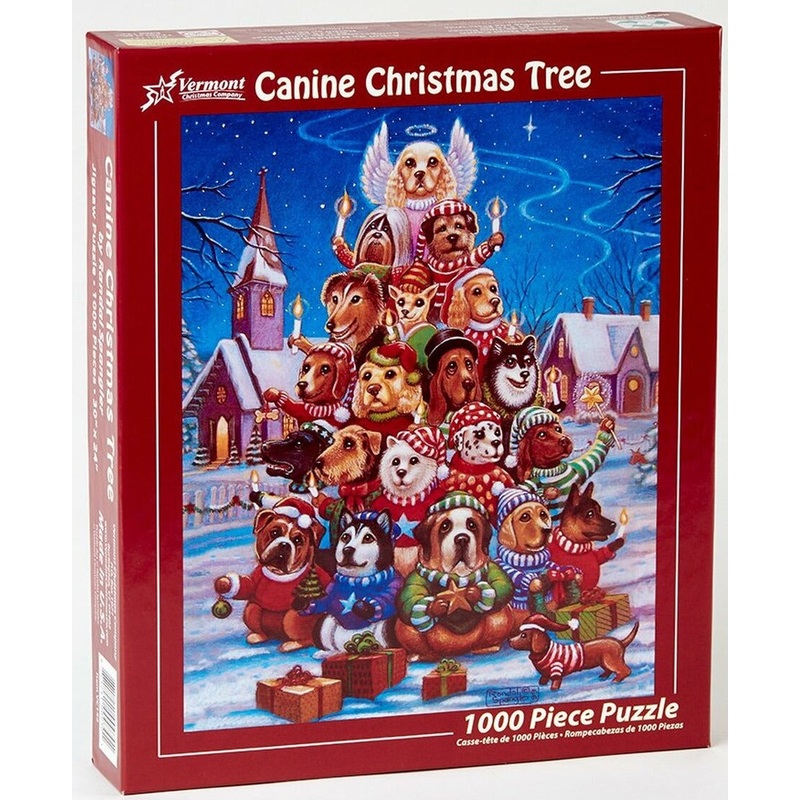 Canine Christmas Tree 1000pc Puzzle