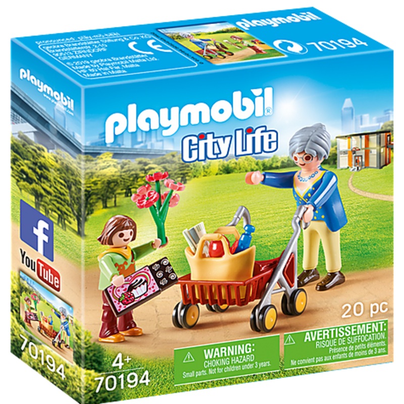 City Life - Grandmother with Child