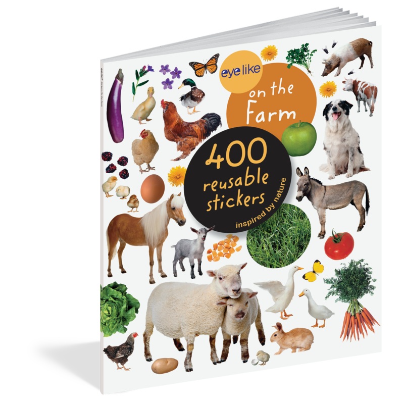Eyelike: Farms Reusable Stickers
