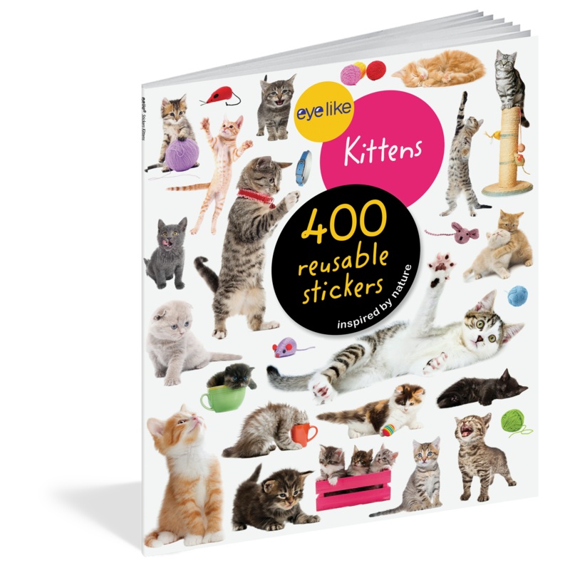 Eyelike: Kitten Reusable Stickers
