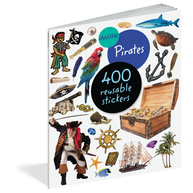Eyelike: Pirates Reusable Stickers