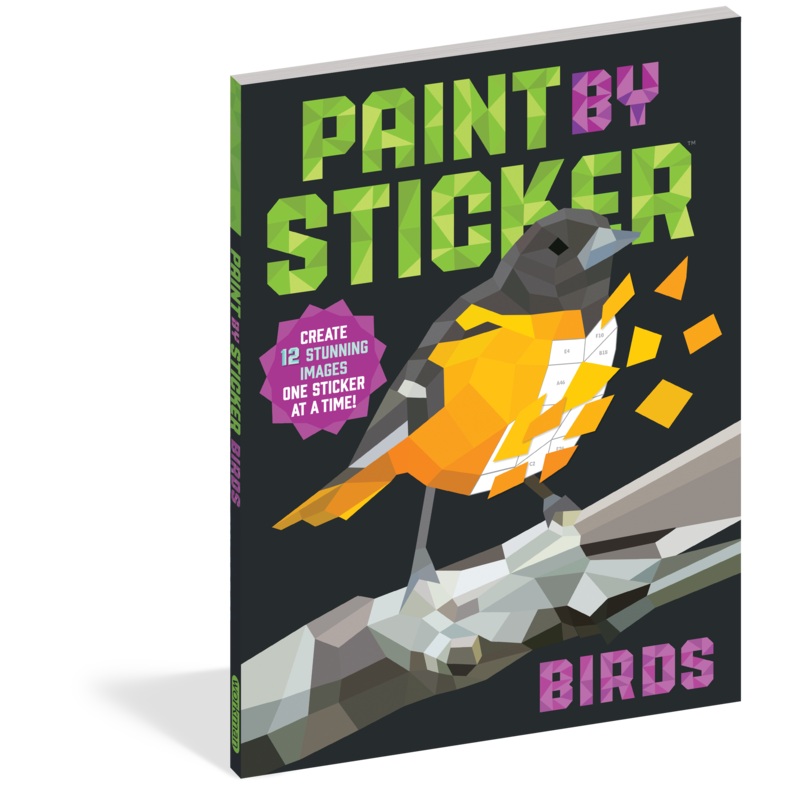 Paint By Sticker: Birds