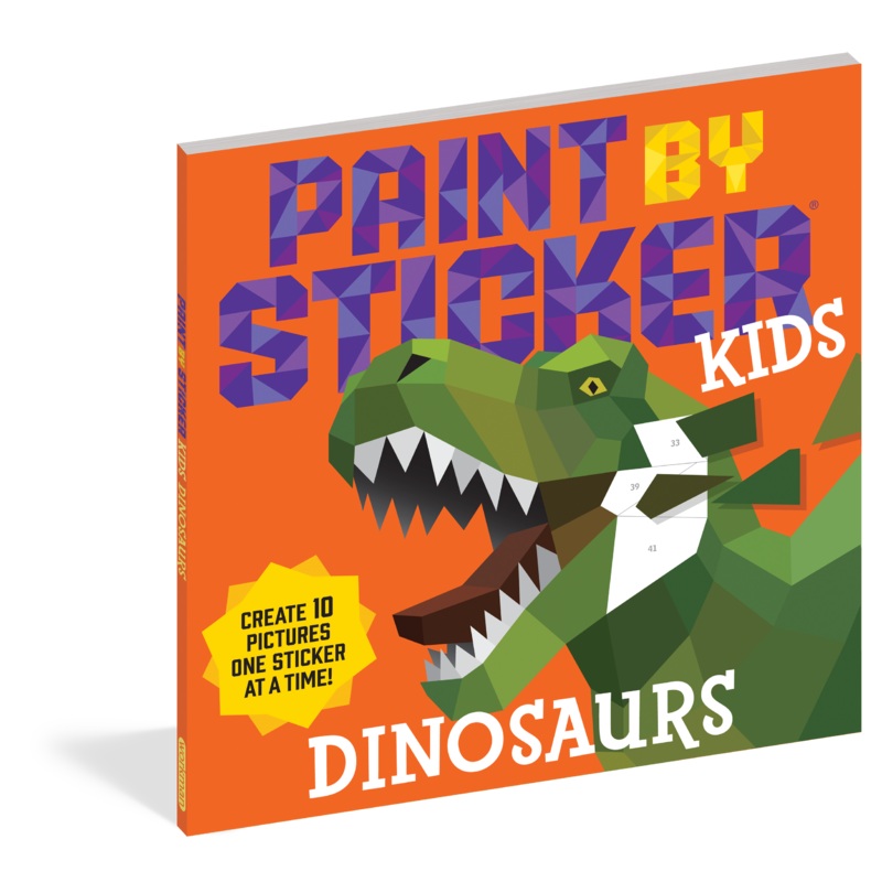 Paint By Sticker Dinosaurs Kids