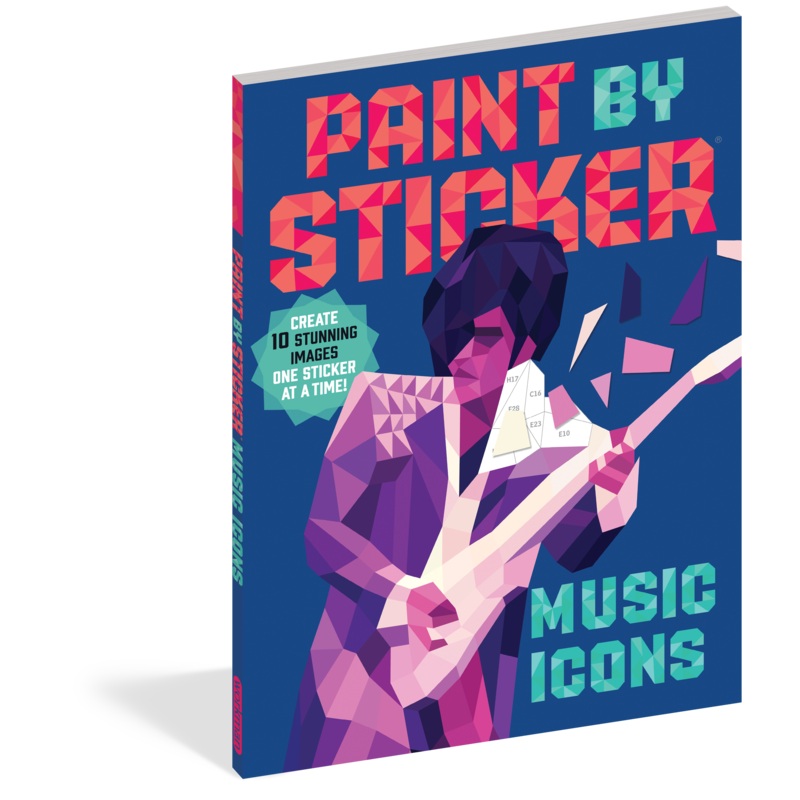 Paint By Sticker Music Icons