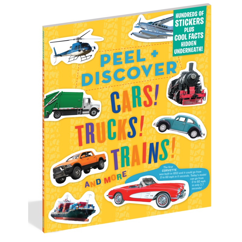 Peel + Discover Cars! Trucks! Trains!