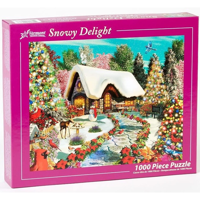 Snowy Delight 1000pc Puzzle