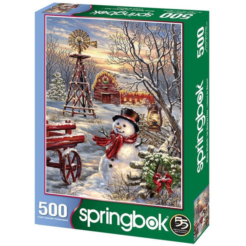 Winter Windmill 500pc Puzzle