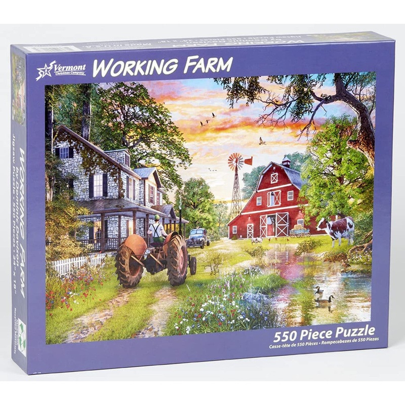 Working Farm 550pc Puzzle