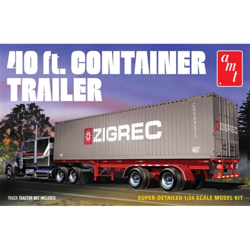 1/24 1940 Semi Container Trailer