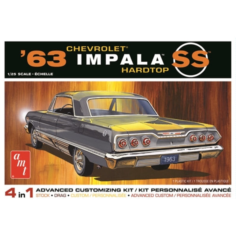 1/25 1963 Chevy Impala SS 4 in 1