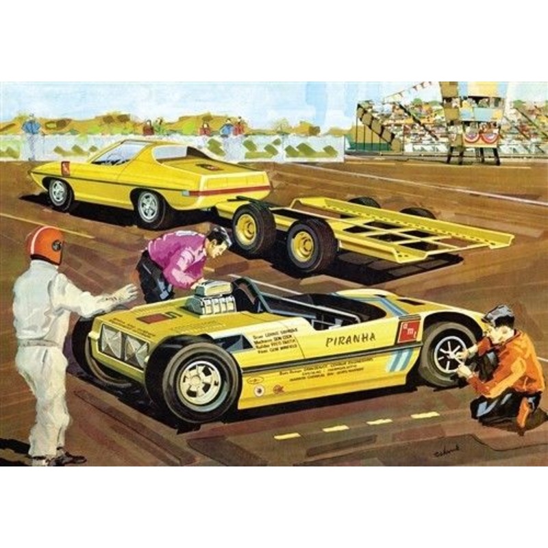 1/25 Scale Piranha Drag Team Model Kit