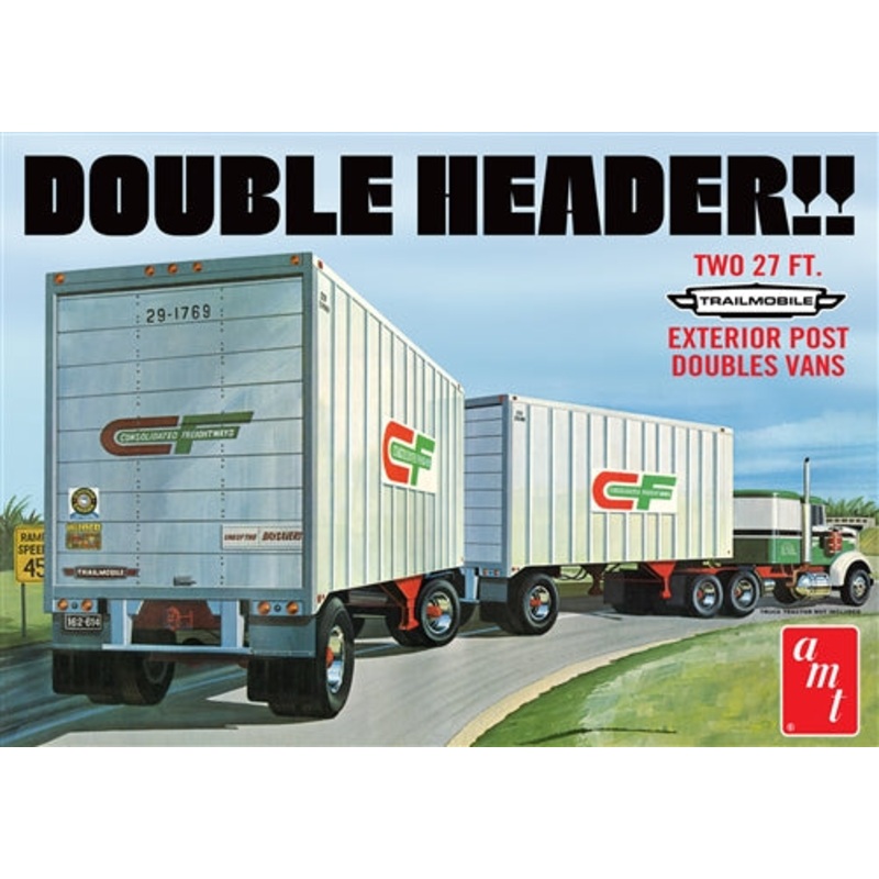 1/25 Tandem Van Trailers, "Double Header"