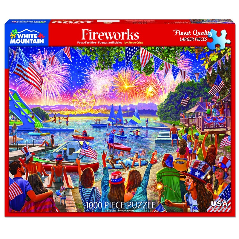 4th of July Fireworks 1000pc Puzzle