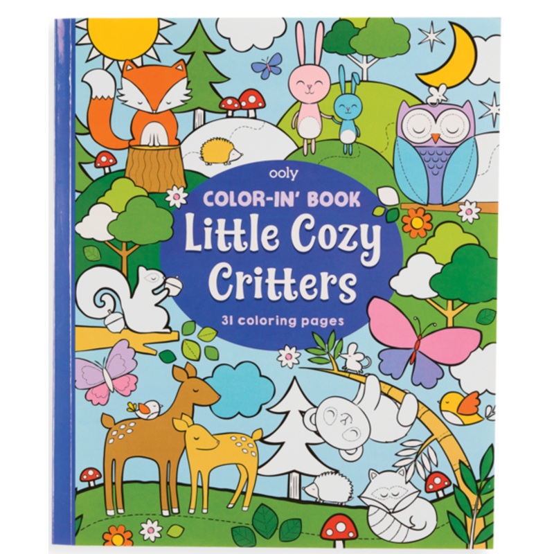 Color-In Book Little Cozy Critters