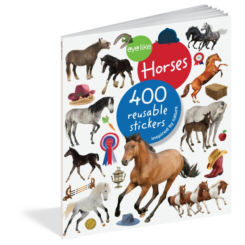 Eyelike: Horses Reusable Stickers