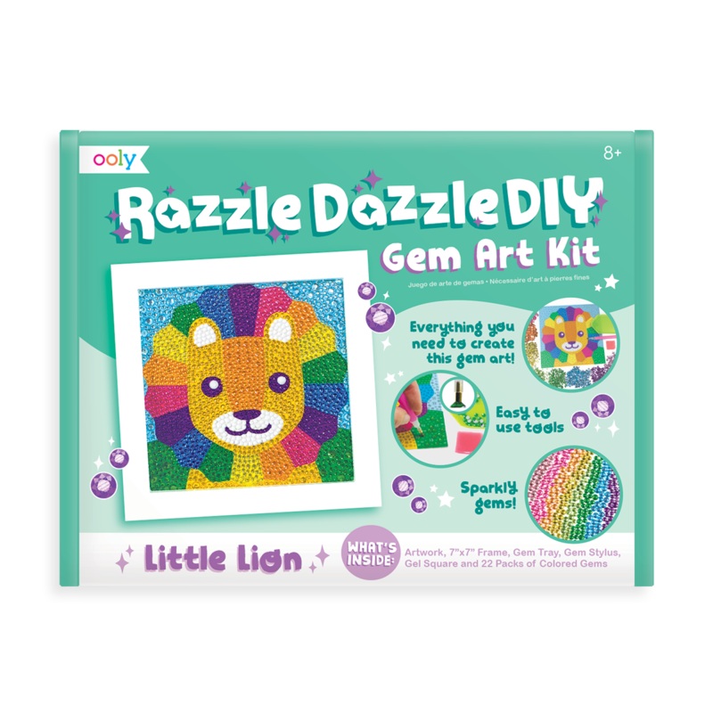 Razzle Dazzle  DIY - Lil' Lion Gem Art