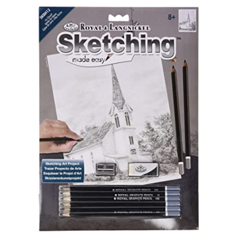 Royal Brush Sketching Ivy Church