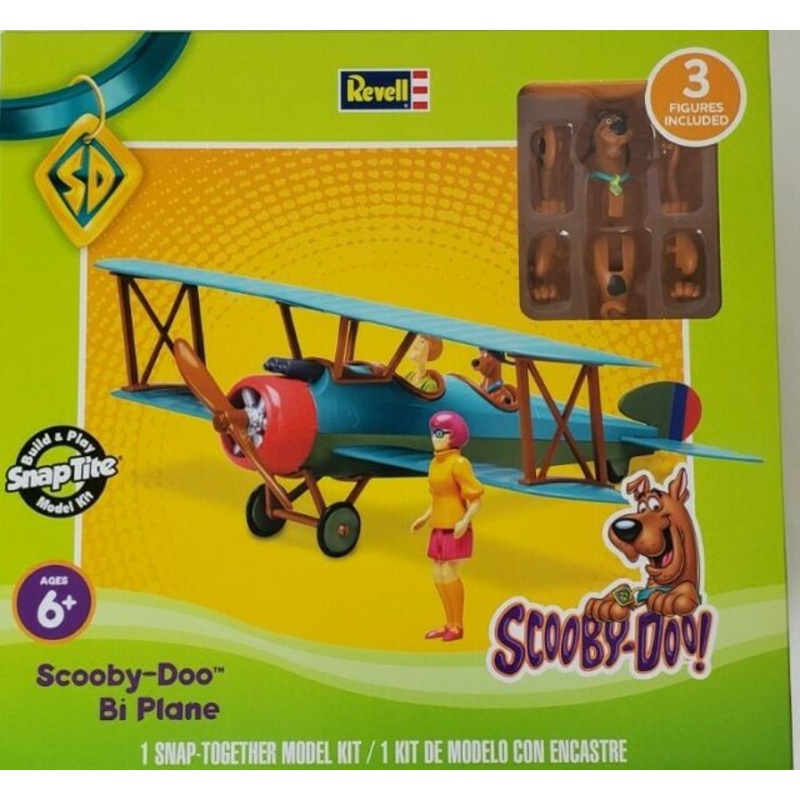 1/20 Scooby-Doo Bi-Plane Snap Together