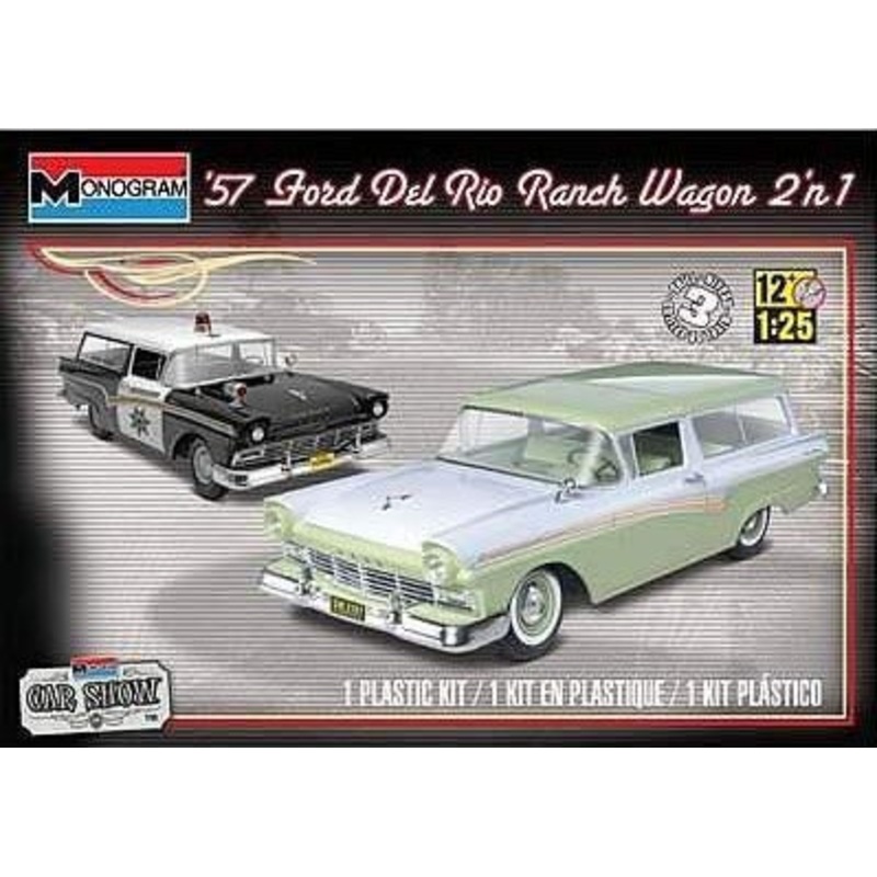 1/25 1957 Ford Del Rio Ranch Wagon 2-in-1