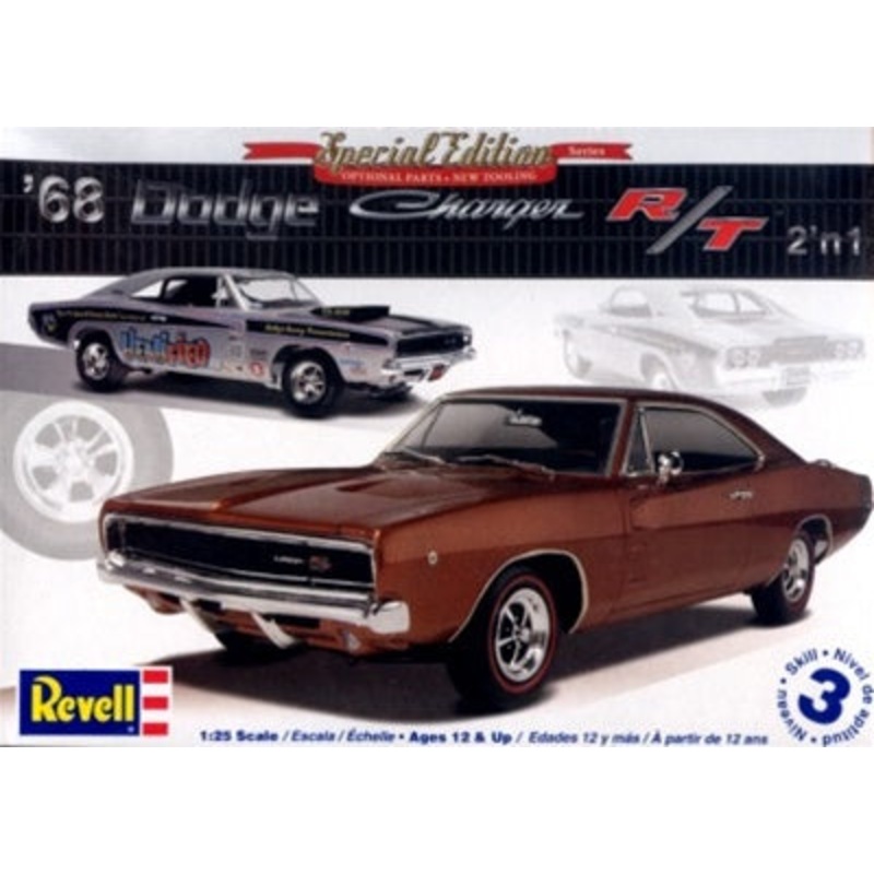 1/25 1968 Dodge Charger 2n1