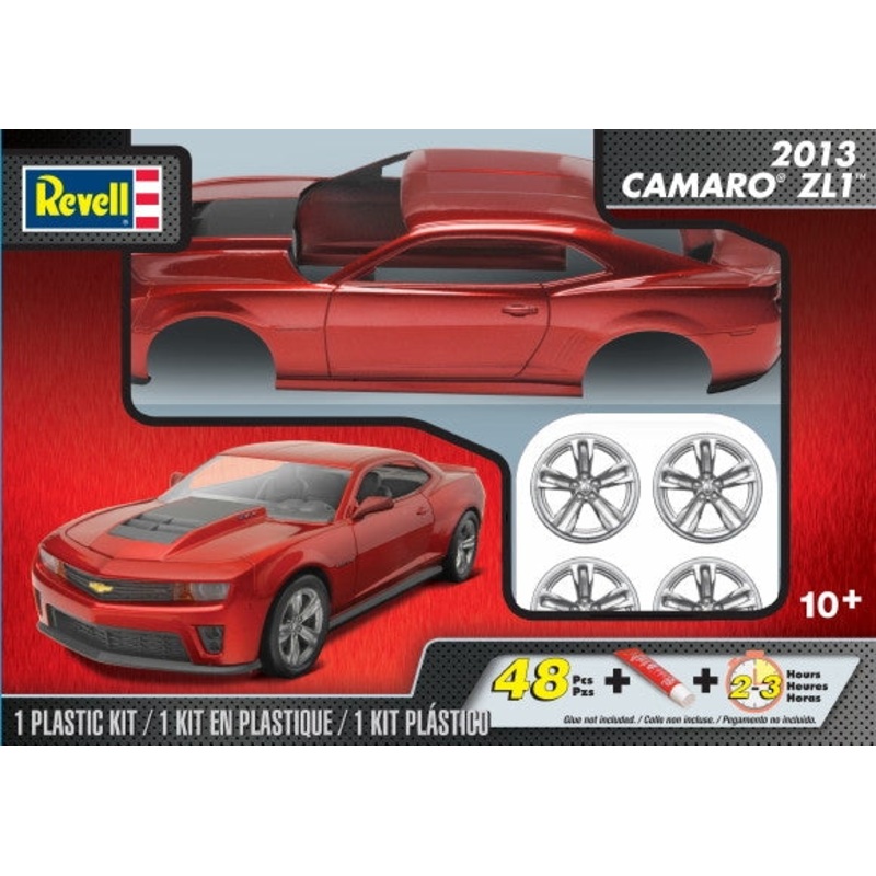 1/25 2013 Camaro ZL1 Pre-Decorated (Dark Red w/ Black)
