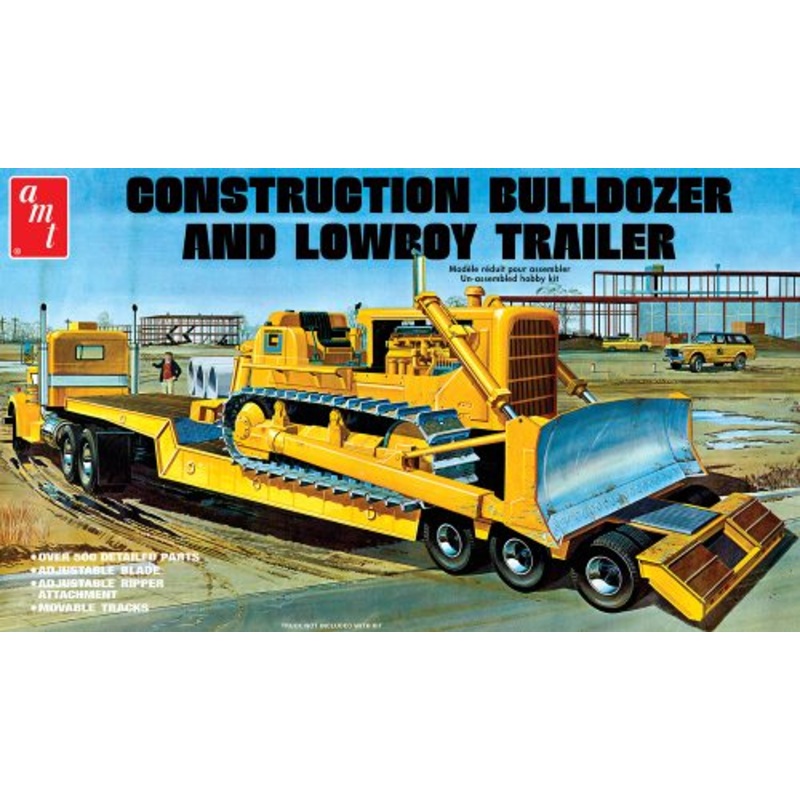 1/25 Lowboy Trailer/Bulldozer