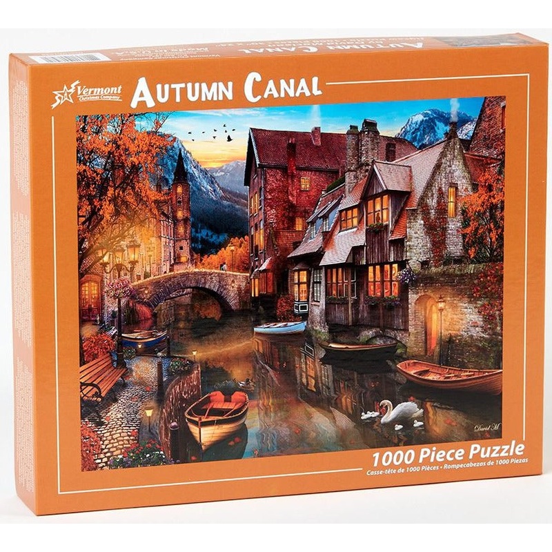 Autumn Canal 1000pc Puzzle