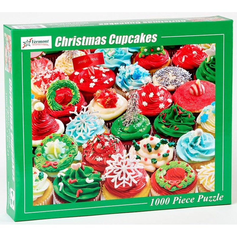 Christmas Cupcakes 1000pc Puzzle
