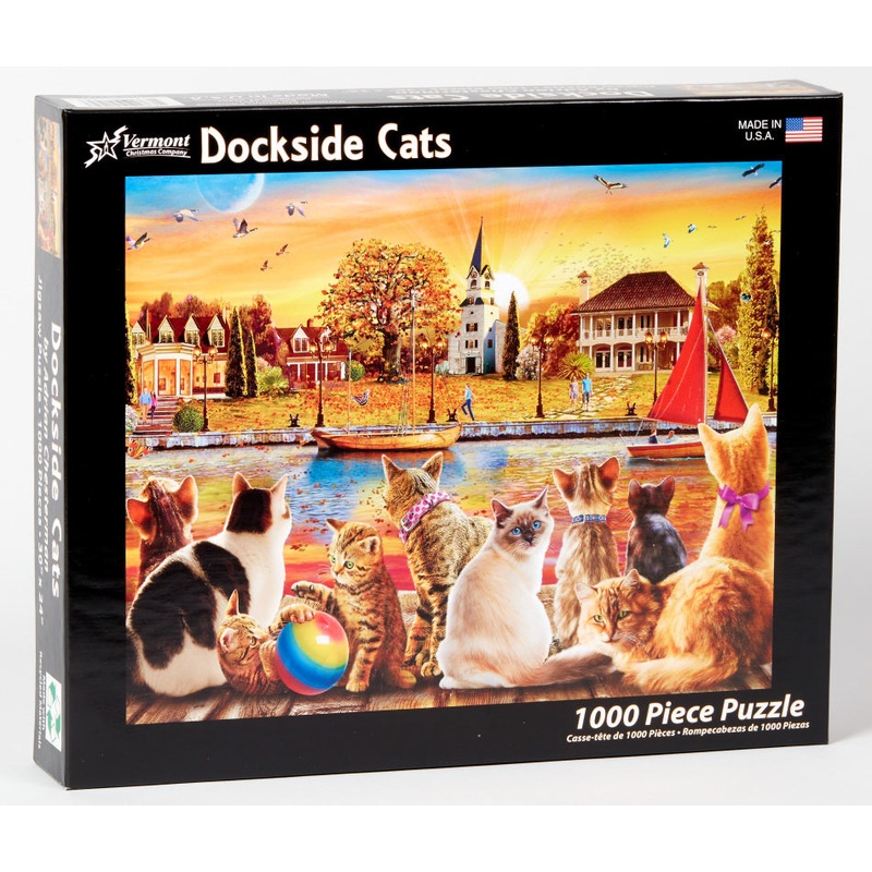 Dockside Cats 1000pc Puzzle