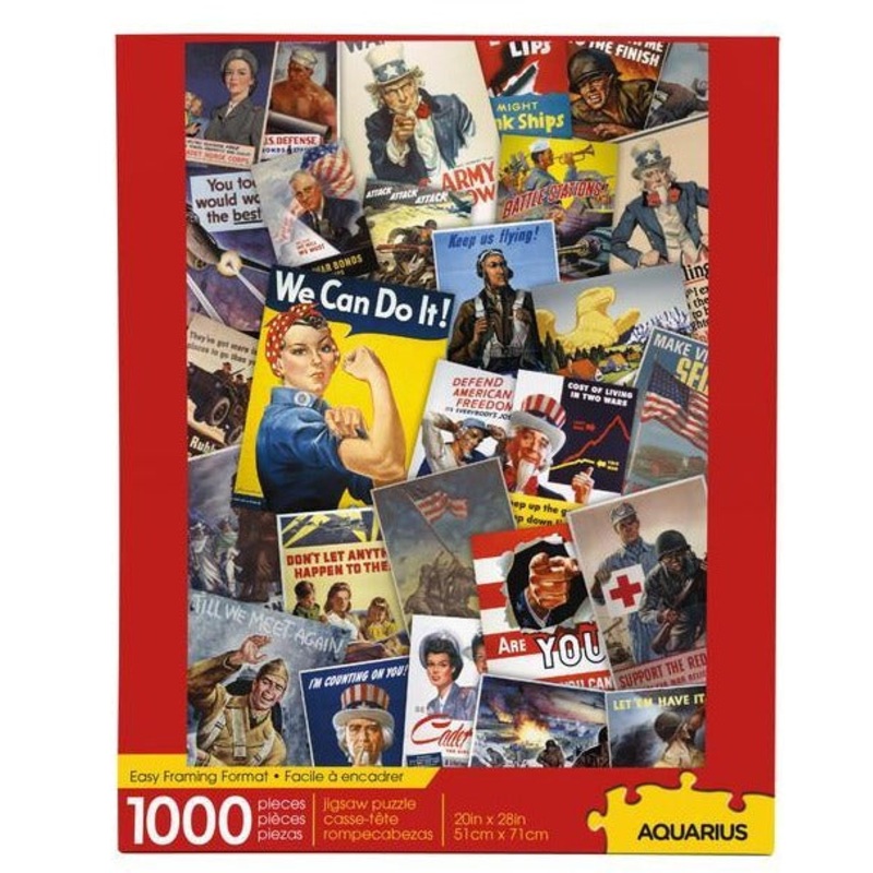 War Posters 1000pc Puzzle