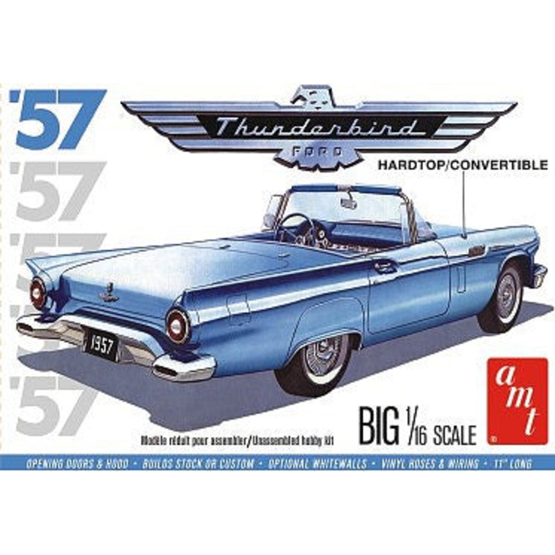 1/16 1957 Ford Thunderbird Hardtop Convertible