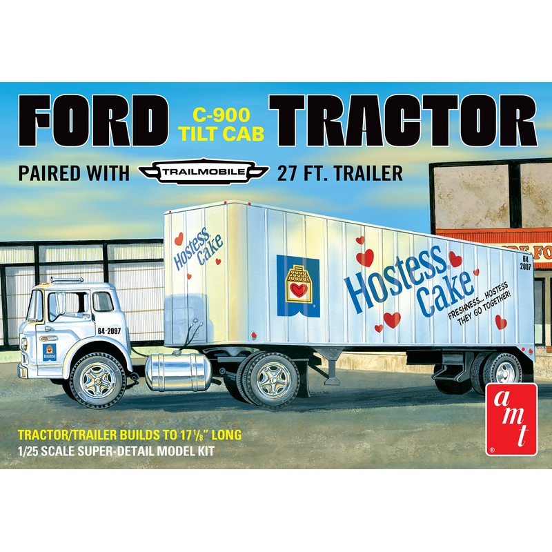 1/25 Ford C900 Hostess Truck with Trailer