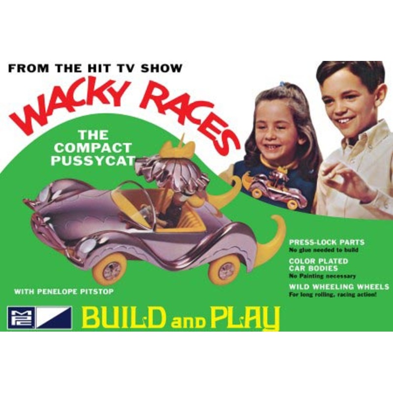 1/32 Wacky Races Compact Pussycat Snap Together