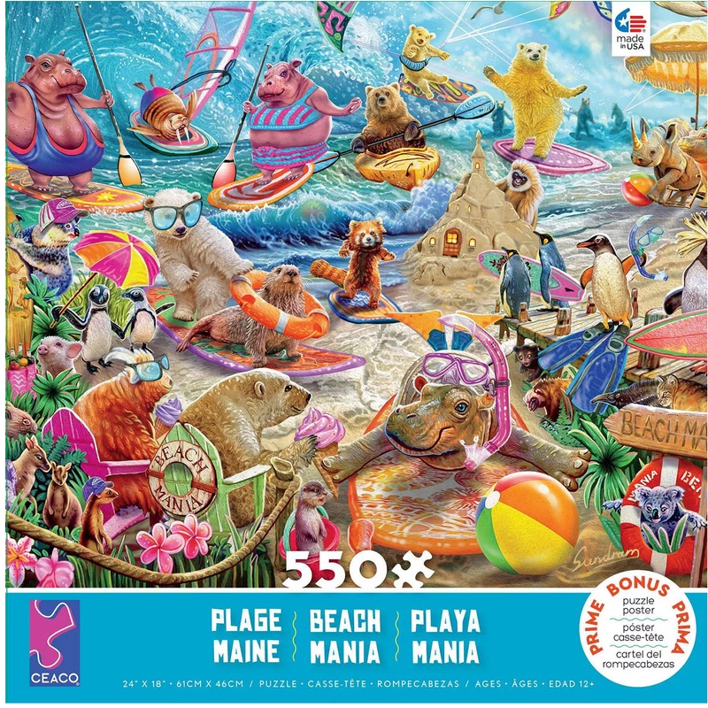 Beach Mania 550pc Puzzle