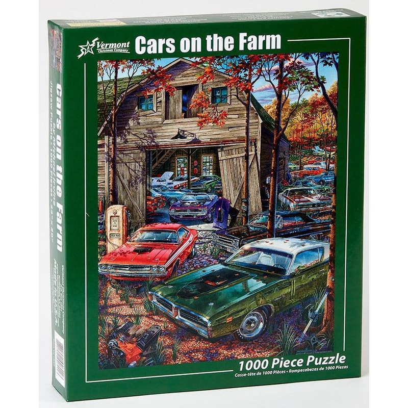 Cars on the Farm 1000pc Puzzle