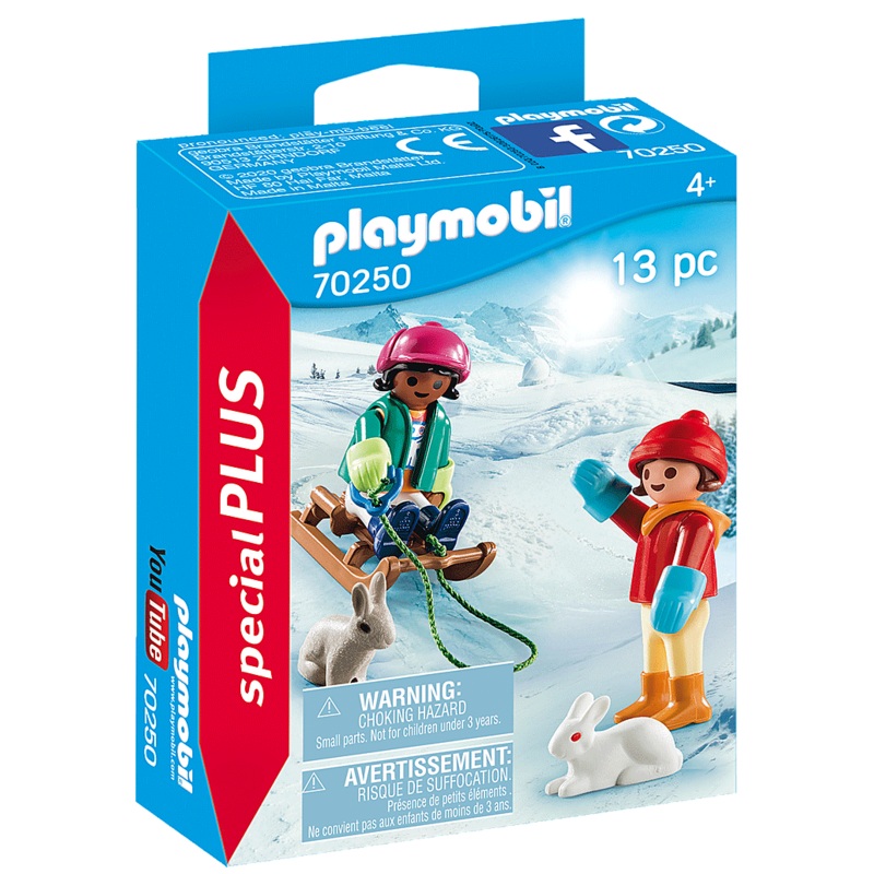 Children with Sleigh