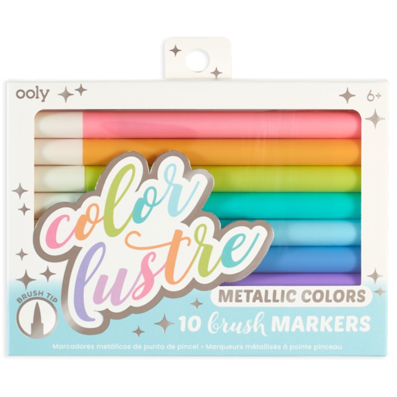 Color Lustre Metallic Brush Markers