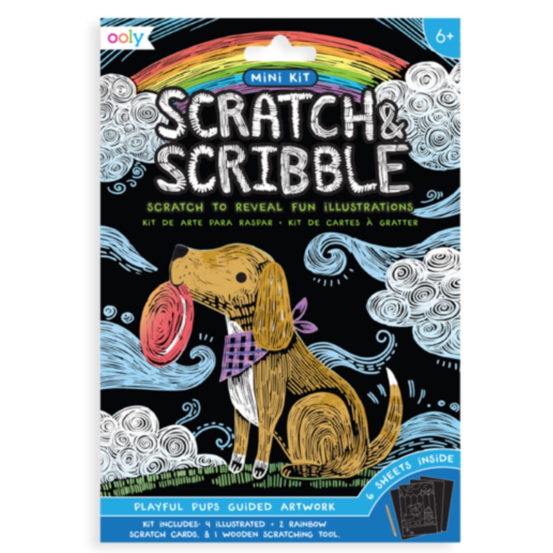 Scratch & Scribble Playful Pups
