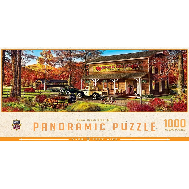 Sugar Creek Cider Mill 1000pc Panoramic Puzzle