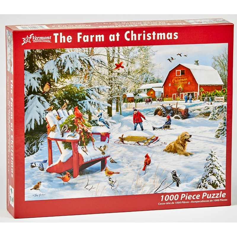 The Farm At Christmas 1000pc Puzzle