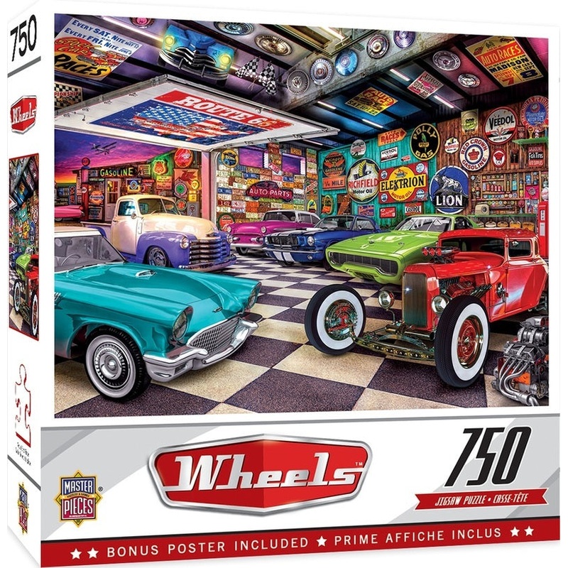 Wheels - Collector's Garage 750pc Puzzle