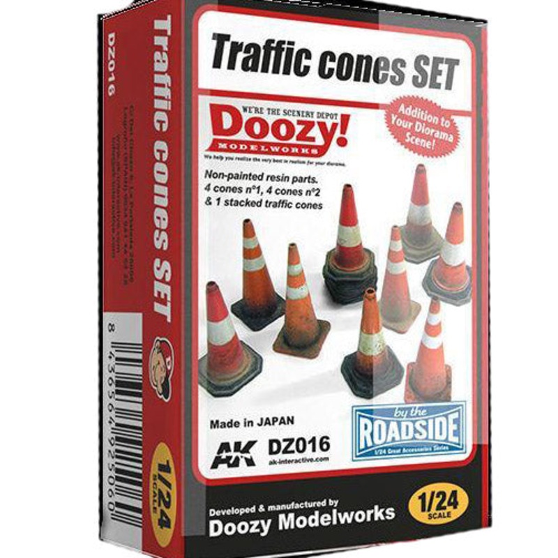 1/24 Doozy Series: Traffic Cones Set Resin Kit