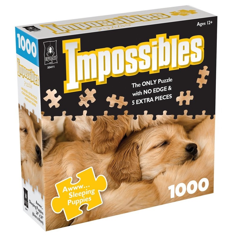 Aww Sleeping Puppies Impossible Puzzle