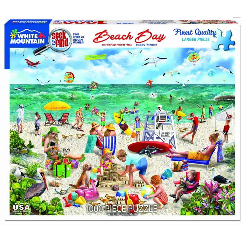 Beach Day Seek & Find 1000pc Puzzle
