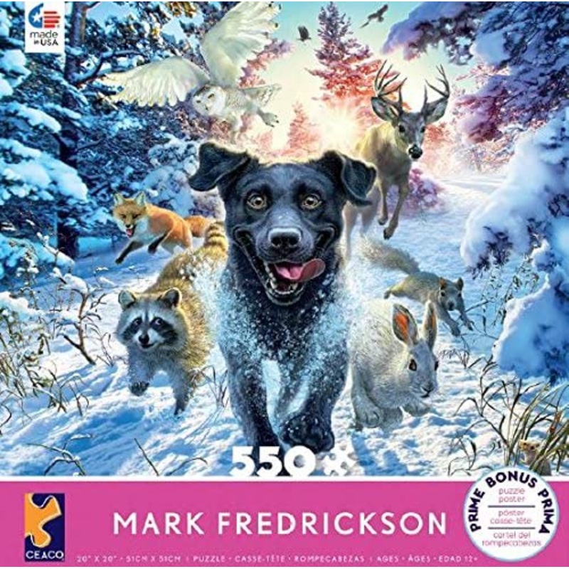 Black Lab 550pc Puzzle
