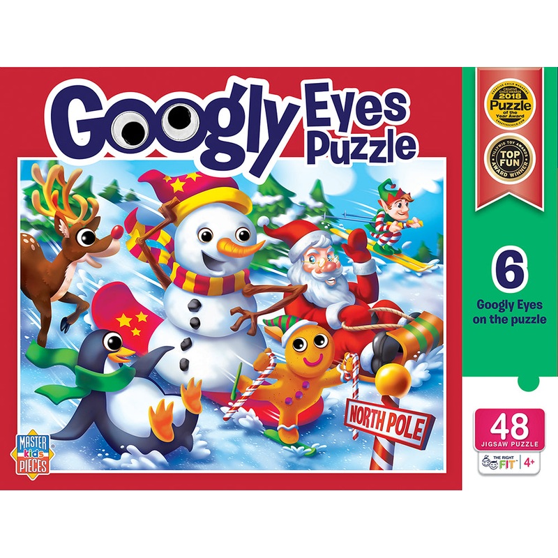 Christmas Googly Eyes 48pc Puzzle