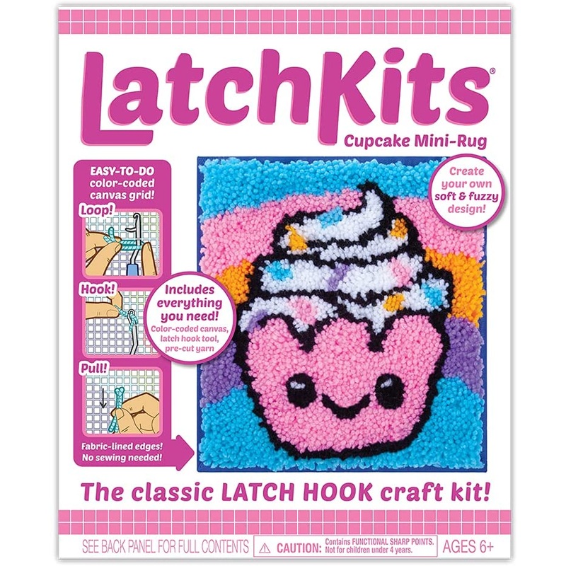 Latchkits Cupcake Mini-Rug Kit