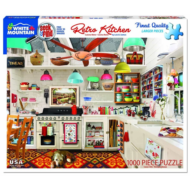 Retro Kitchen Seek & Find 1000pc Puzzle