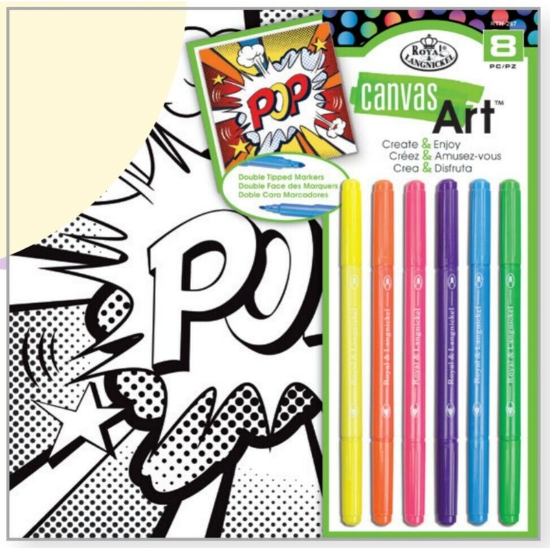 Royal Brush Canvas Art Markers Pop
